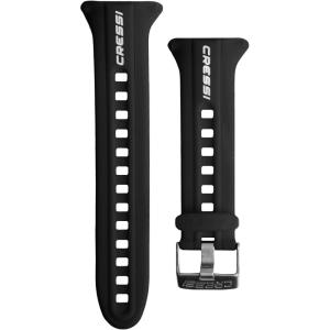 imageCressi Silicone Wristband Replacement Watchband Dive Computers Elastic and Durable Underwater Designed in ItalyBlack