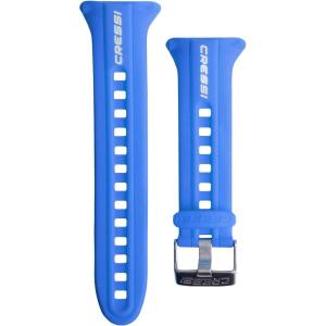 imageCressi Silicone Wristband Replacement Watchband Dive Computers Elastic and Durable Underwater Designed in ItalyBlueBlueWhite
