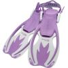 imageCressi Rocks Fins Kids Open Heel Short Fins with Adjustable Straps for Snorkeling and Swimming Quality Since 1946LilacWhite