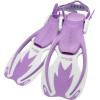 imageCressi Rocks Fins Kids Open Heel Short Fins with Adjustable Straps for Snorkeling and Swimming Quality Since 1946LilacWhite