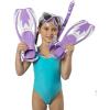 imageCressi Rocks Fins Kids Open Heel Short Fins with Adjustable Straps for Snorkeling and Swimming Quality Since 1946LilacWhite