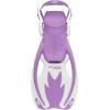 imageCressi Rocks Fins Kids Open Heel Short Fins with Adjustable Straps for Snorkeling and Swimming Quality Since 1946LilacWhite