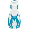imageCressi Rocks Fins Kids Open Heel Short Fins with Adjustable Straps for Snorkeling and Swimming Quality Since 1946WhiteLight Blue