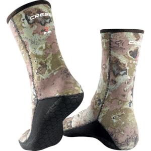 imageCressi Adult 3 mm Neoprene Camouflage Socks for Freediving and Scuba Diving  Soft ampamp Comfortable  Hunter SocksCamo Green