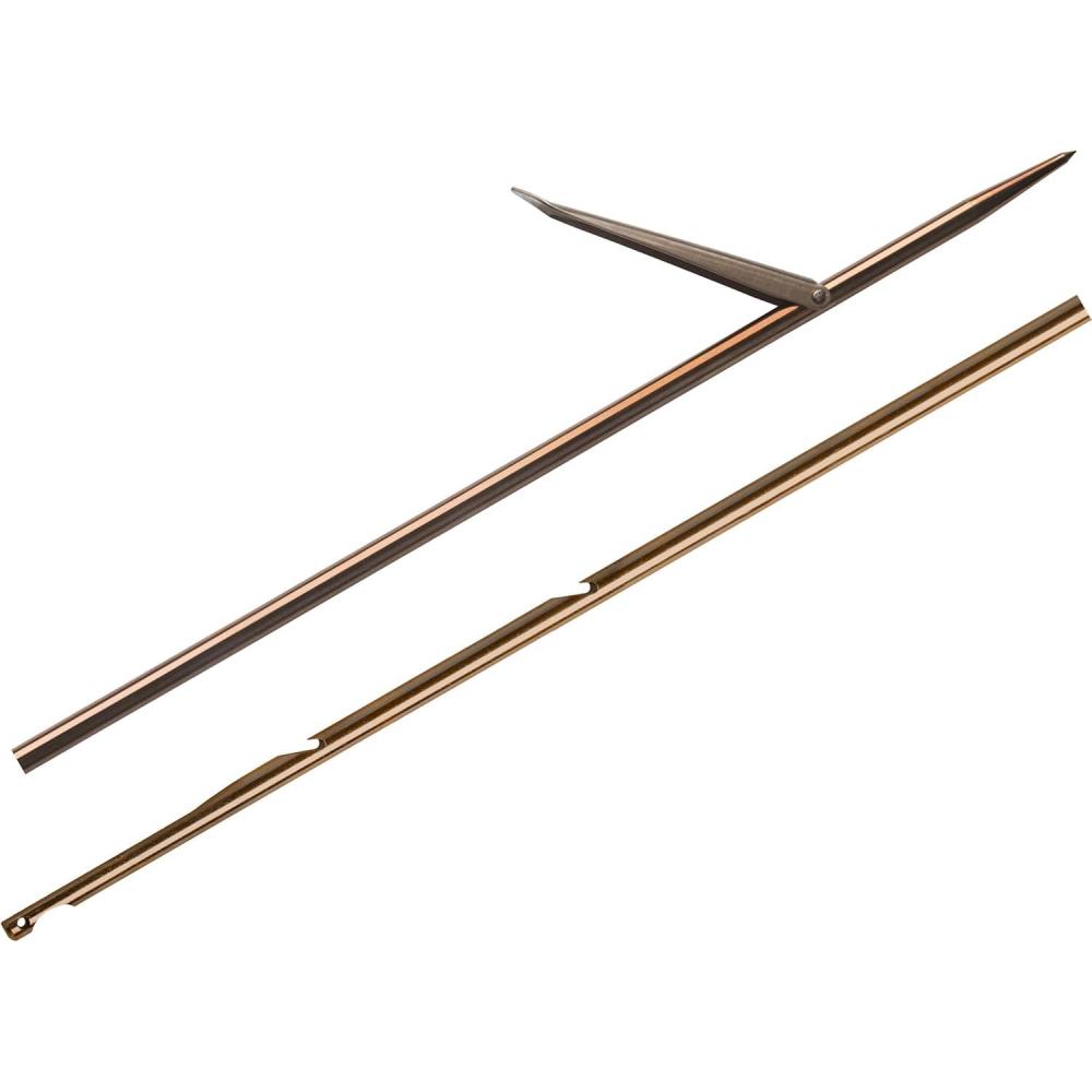 imageCRESSI Stainless Steel INOX Notched Shaft 65mm Diameter for Speargun  Made in Italy75 cm