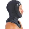 imageCressi Elastic Diving Hood with Bib  One Size Fit All  Keep Warm  Handex Hood Designed in Italy Quality Since 1946