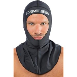 imageCressi Elastic Diving Hood with Bib  One Size Fit All  Keep Warm  Handex Hood Designed in Italy Quality Since 1946
