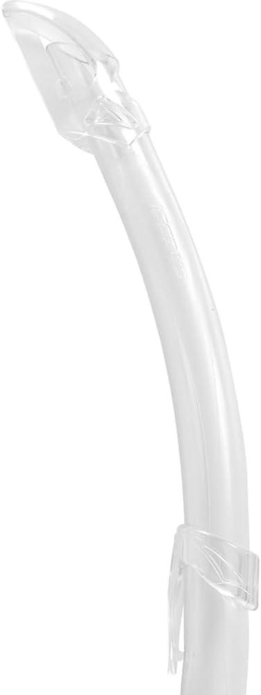 imageAdult Short Snorkel with Splash Guard for Snorkeling Scuba Diving  Mexico Made in Italy by Cressi Quality Since 1946ClearClear