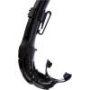 imageAdult Short Snorkel with Splash Guard for Snorkeling Scuba Diving  Mexico Made in Italy by Cressi Quality Since 1946BlackBlack
