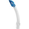 imageAdult Short Snorkel with Splash Guard for Snorkeling Scuba Diving  Mexico Made in Italy by Cressi Quality Since 1946ClearBlue