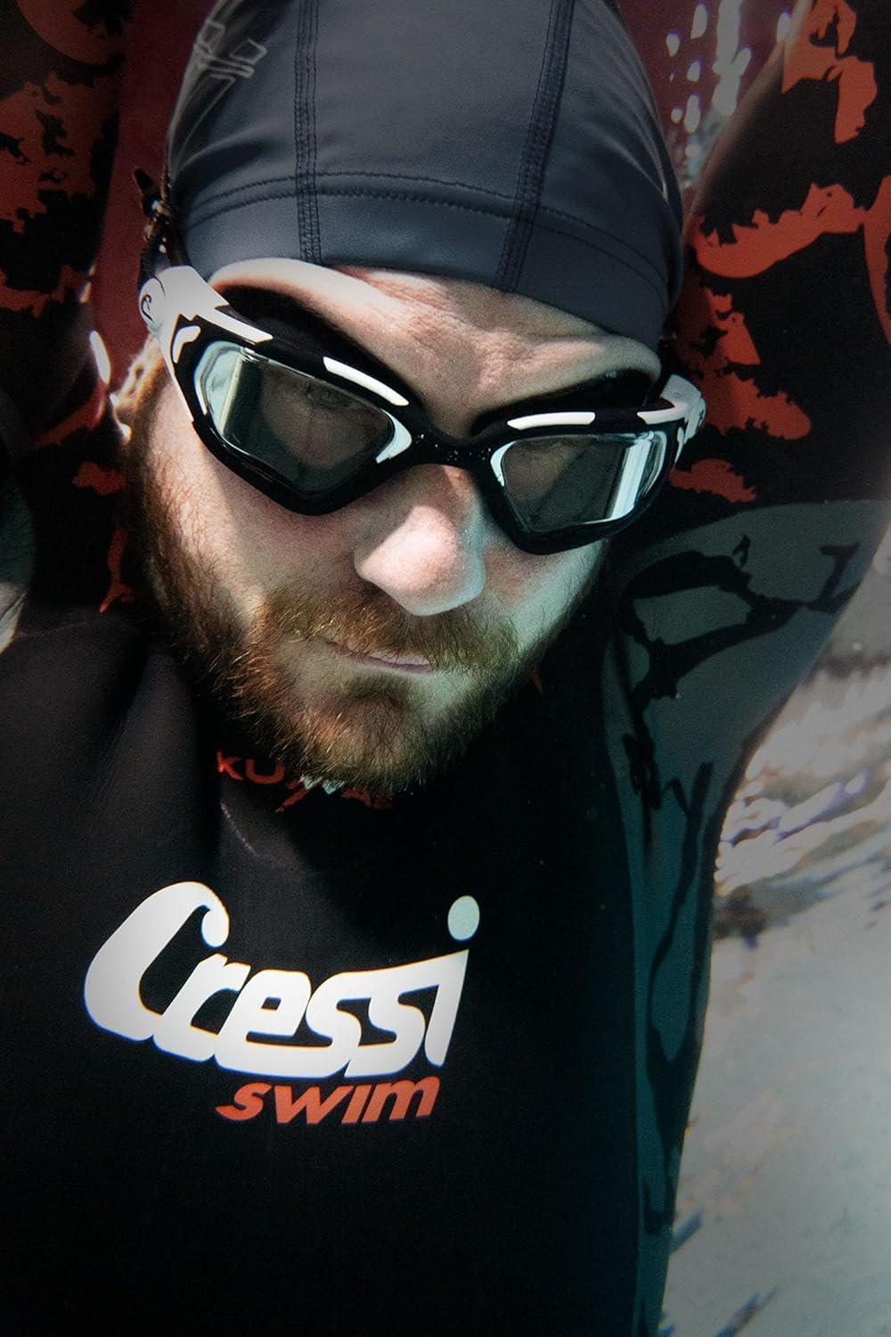 imageCRESSI Unisex VortexBlackWhite  Smoked Lens