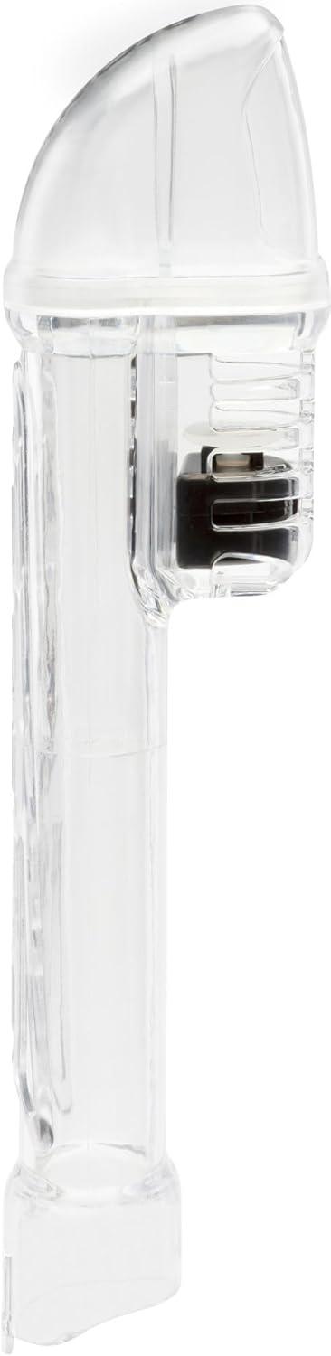 imageCressi Kids Snorkeling Full Face Mask  Wide Clear View Easy Breathing Safety First  Baron XS Designed in ItalyTransparentRose