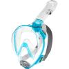 imageCressi Kids Snorkeling Full Face Mask  Wide Clear View Easy Breathing Safety First  Baron XS Designed in ItalyTransparentAiguemarine