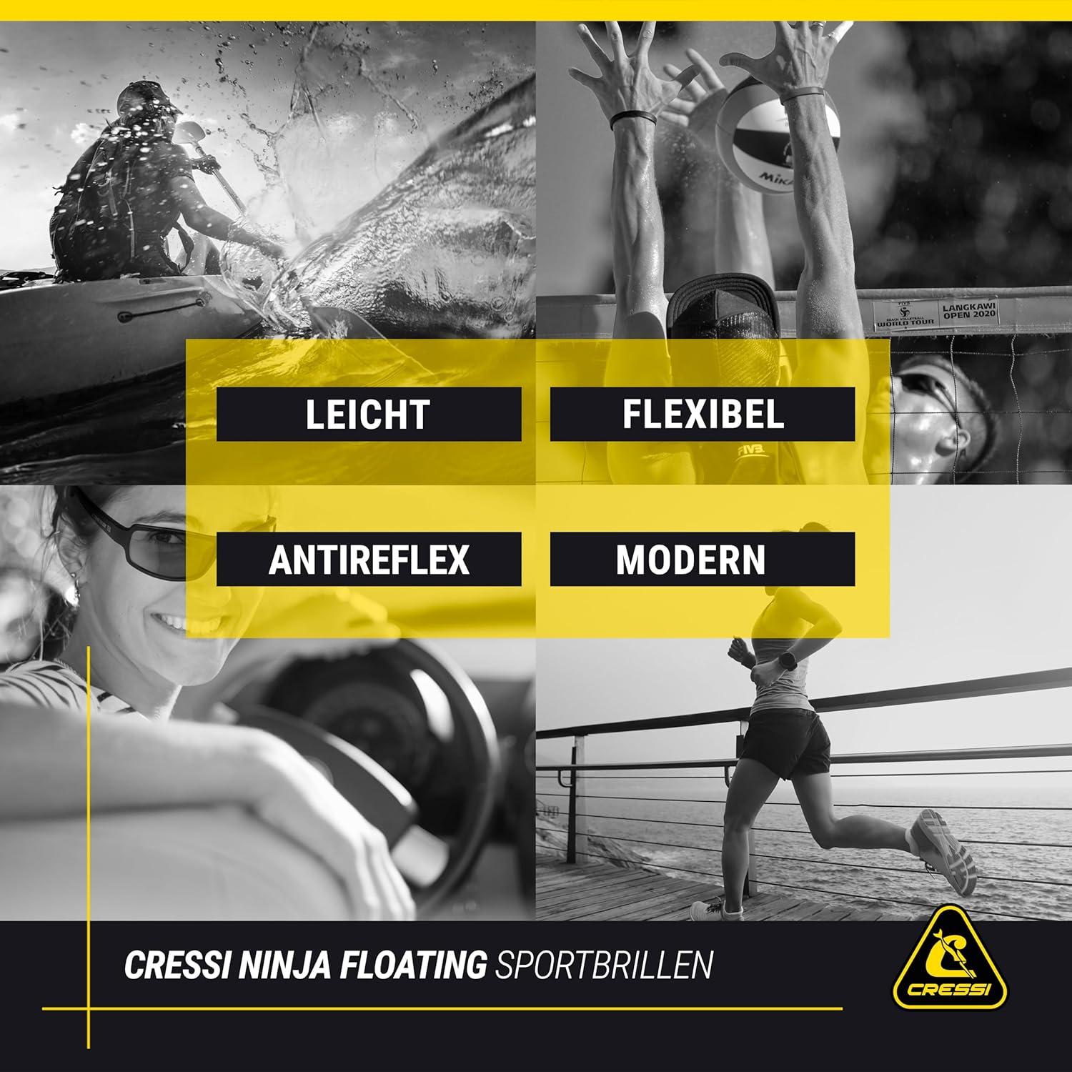 imageCRESSI Ninja Floating Polarized Square Accessories one SizeBlack Smoked Lenses