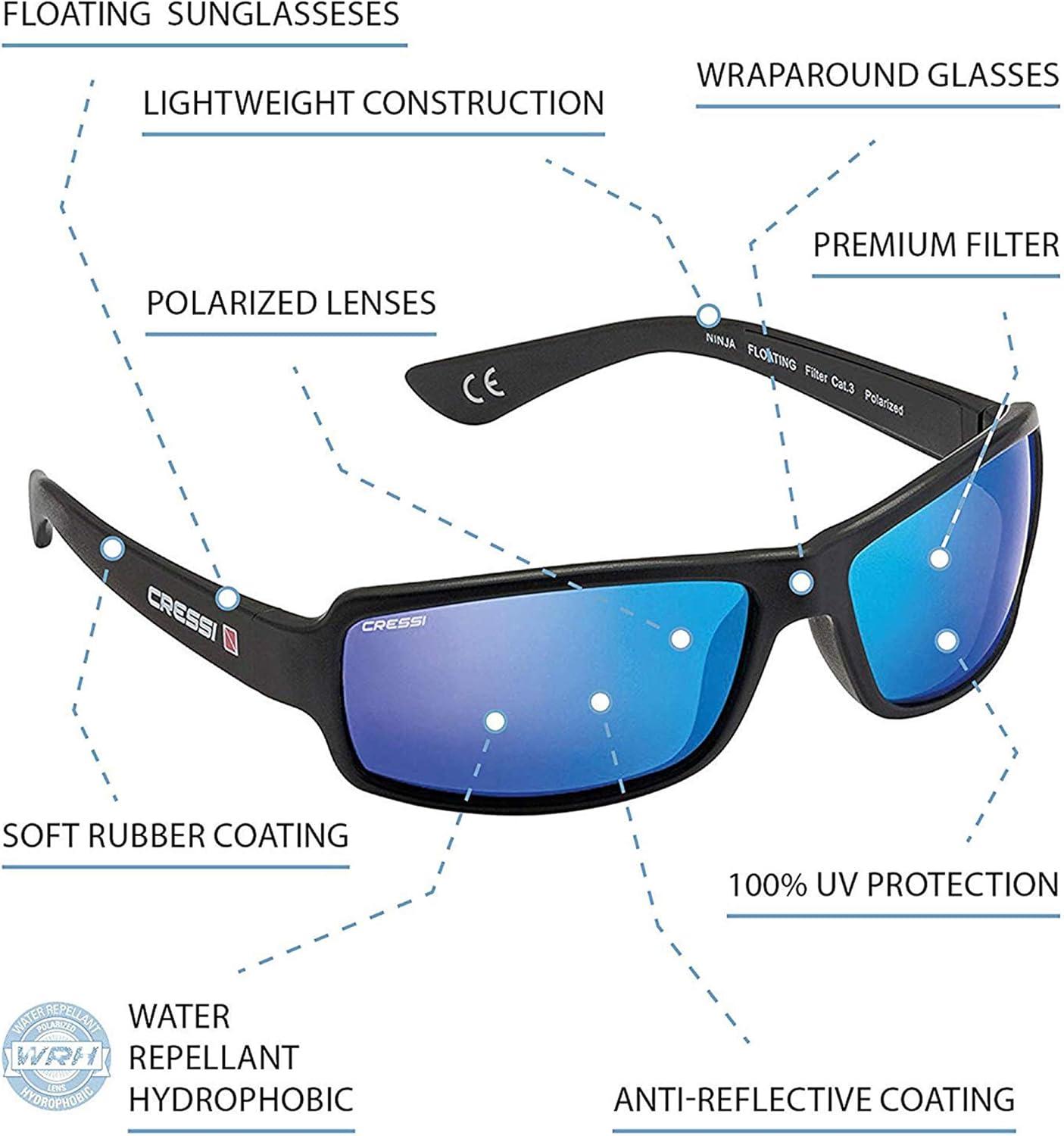 imageCRESSI Ninja Floating Polarized Square Accessories one SizeYellowBlue Orange Mirrored Lenses