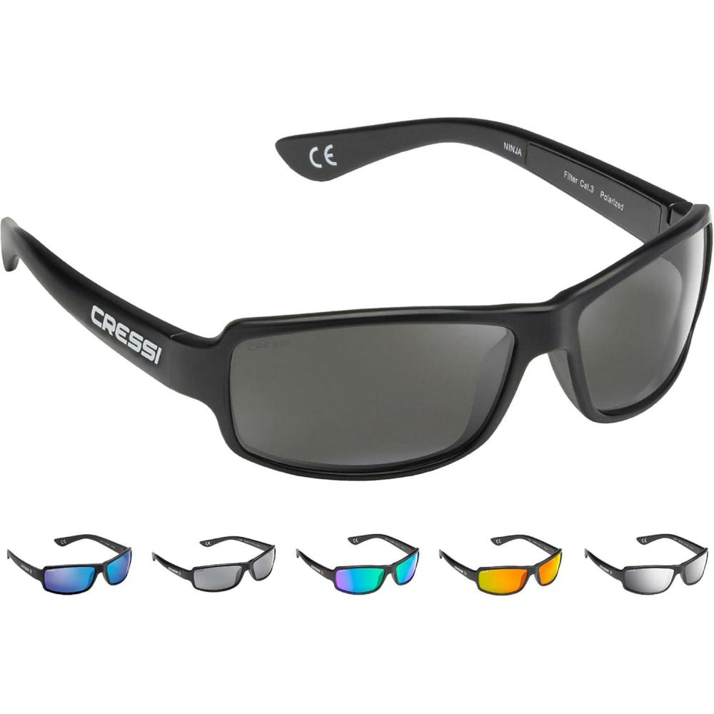 imageCRESSI Ninja Floating Polarized Square Accessories one SizeBlack Shiny Black Lenses