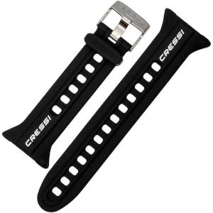 imageCressi Genuine Watchband Battery Replacement Dive Watch Computer  Official Spare PartsNeon BlackBlack