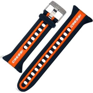 imageCressi Genuine Watchband Battery Replacement Dive Watch Computer  Official Spare PartsNeon BlackOrange