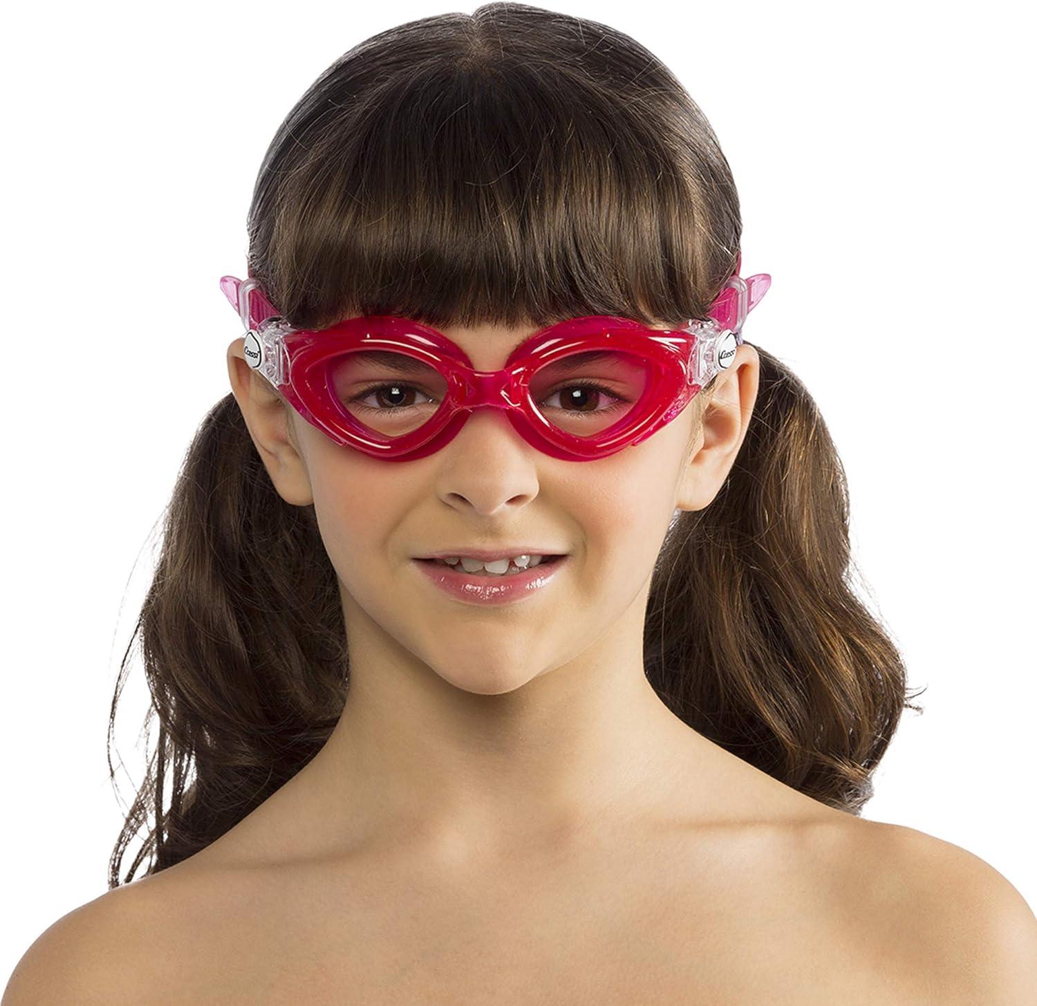 imageCressi Young Swim Goggles for Kids Aged 7 to 15 Made of Soft Silicone  King Crab made in ItalyPink