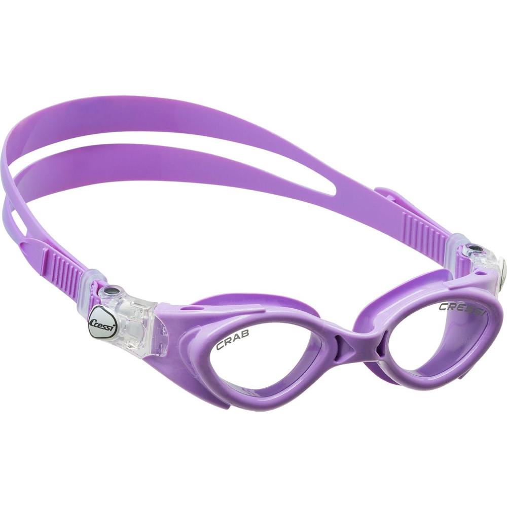 imageCressi Crab Kid Eyewear Swim Goggle Lilac FrameClear Lens