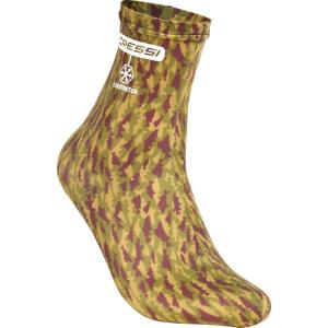 imageElastic Water Sport Adult Socks for Snorkeling Scuba Diving  ULTRA STRETCH FIN SOCKS by Cressi quality since 1946Camo Green