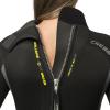 imageCressi Womens Full Neoprene Wetsuit BackZip for Scuba Diving ampamp Water Activities  Fast 5mm Designed in ItalyBlackYellow