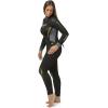 imageCressi Womens Full Neoprene Wetsuit BackZip for Scuba Diving ampamp Water Activities  Fast 5mm Designed in ItalyBlackYellow