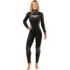 imageCressi Ladies Full Wetsuit BackZip for Scuba Diving ampamp Water Activities  Fast 7mm Designed in ItalyBlackGrey