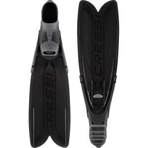 imageCRESSI Gara Modular Turbo Flex Fins Lightweight and High Performance  for Freediving and Spearfishing Made in ItalyBlack