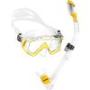 imageCressi Panoramic Wide View Mask ampamp Dry Snorkel Kit for Snorkeling Scuba Diving  Pano 3 ampamp Supernova Dry Designed in ItalyClearYellow