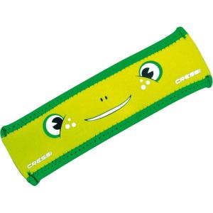imageCRESSI Floating Neoprene Goggle Strap Cover for Comfort and Security Quality Since 1946Lime and Green