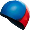 image:imageCressi Kids Silicone Swim Cap  Colorful Soft Elastic Chlorine Resistant  Swifty Designed in ItalyWhiteRedBlue