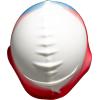 image:imageCressi Kids Silicone Swim Cap  Colorful Soft Elastic Chlorine Resistant  Swifty Designed in ItalyWhiteRedBlue
