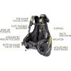 image:imageCressi Lightest Travel Scuba Diving BCD  Folds Completely to Save Space  Fully Accessorised 8 DRings 2 Wide Side Pockets 2 Rear Trim Pockets  High Lift Capacity  Travelight Designed in ItalyBlackYellow
