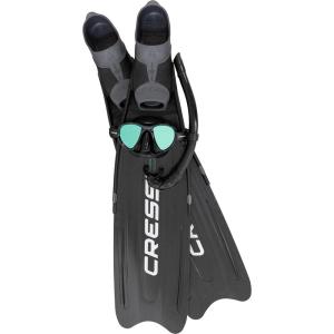 image:imageCressi High Performance Snorkel Set  Gara Modular Set  Metis Mask Corsica Snorkel and Gara Modular Fins  Made in Italy4445  US Man 1112  US Lady 1213