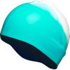 image:imageCressi Adult Silicone Swim Cap  Colorful Soft Elastic Chlorine Resistant  Swift Designed in ItalyWhiteAqua Green