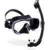 image:imageCressi Adult Snorkeling Mask  Snorkel Set  Soft MonoLens Mask  Dry Top Snorkel  Estrella amp Seal Dry Made in ItalyBlackBlack
