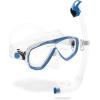 image:imageCressi Adult Snorkeling Mask  Snorkel Set  Soft MonoLens Mask  Dry Top Snorkel  Estrella amp Seal Dry Made in ItalyClearAzure