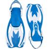 image:imageCRESSI Snorkeling Fins Kids Size Rocks Kid FINS Open Heel Rubber Foot Pocket Adjustable Strap Fits a Wide Variety of Sizesbluewhite