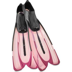image:imageCressi Adult Snorkeling Fins with SelfAdjustable Comfortable Full Foot Pocket  Perfect for Traveling  Agua Made in Italy Pink US Man 45  US Lady 56  EU 3536 ModelCA20643