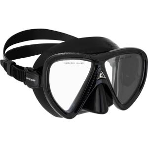 image:imageCressi Lightweight Adult Diving Mask with Silicone Skirt and Wide Field of View  Ikarus  Designed in Italy by CressiBlackBlack