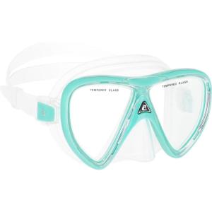 image:imageCressi Lightweight Adult Diving Mask with Silicone Skirt and Wide Field of View  Ikarus  Designed in Italy by CressiClearAqua Green