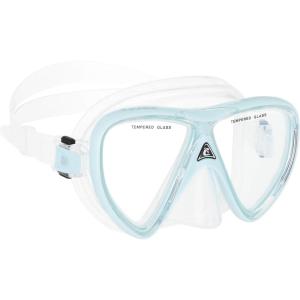 image:imageCressi Lightweight Adult Diving Mask with Silicone Skirt and Wide Field of View  Ikarus  Designed in Italy by CressiClearIce Cyan