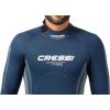 image:imageCressi Mens Full Wetsuit BackZip for Scuba Diving amp Water Activities  Fast 3mm Designed in ItalyBlueGrey