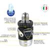 image:imageCressi Scuba Complete Regulator Set  Cold Water Certified  Light Reliable  MC9SC  Compact Pro Octopus  Made in ItalyDin