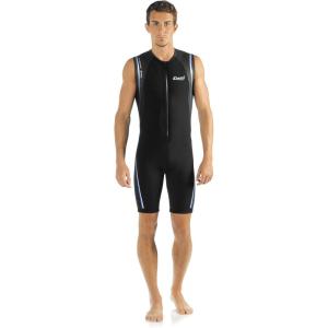 image:imageCressi 2 mm Short Neoprene Wetsuit for Swimming Snorkeling Paddleboarding  Ergonomic Cuts FrontZip  Termico Designed in ItalyTermico Man black
