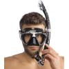 image:imageCressi Premium Adult Dry Snorkel Combo SetClearBlack