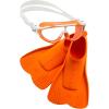 image:imageKids Mask and Fins Set for Swimming  Comfortable Silicone Goggles  Floating Fins  Baloo amp Mini Light Designed in Italy by CressiOrange