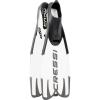 image:imageCressi Adult Full Foot Pocket Diving Fins  High Propulsion Efficiency with Less Effort  Comfortable Flexible Foot Pocket  Agua Fins Made in ItalyWhite