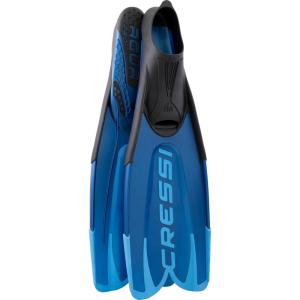 image:imageCressi Adult Full Foot Pocket Diving Fins  High Propulsion Efficiency with Less Effort  Comfortable Flexible Foot Pocket  Agua Fins Made in ItalyBlue